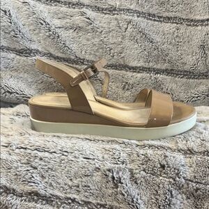 Ecco Women's Tan Platform Sandals